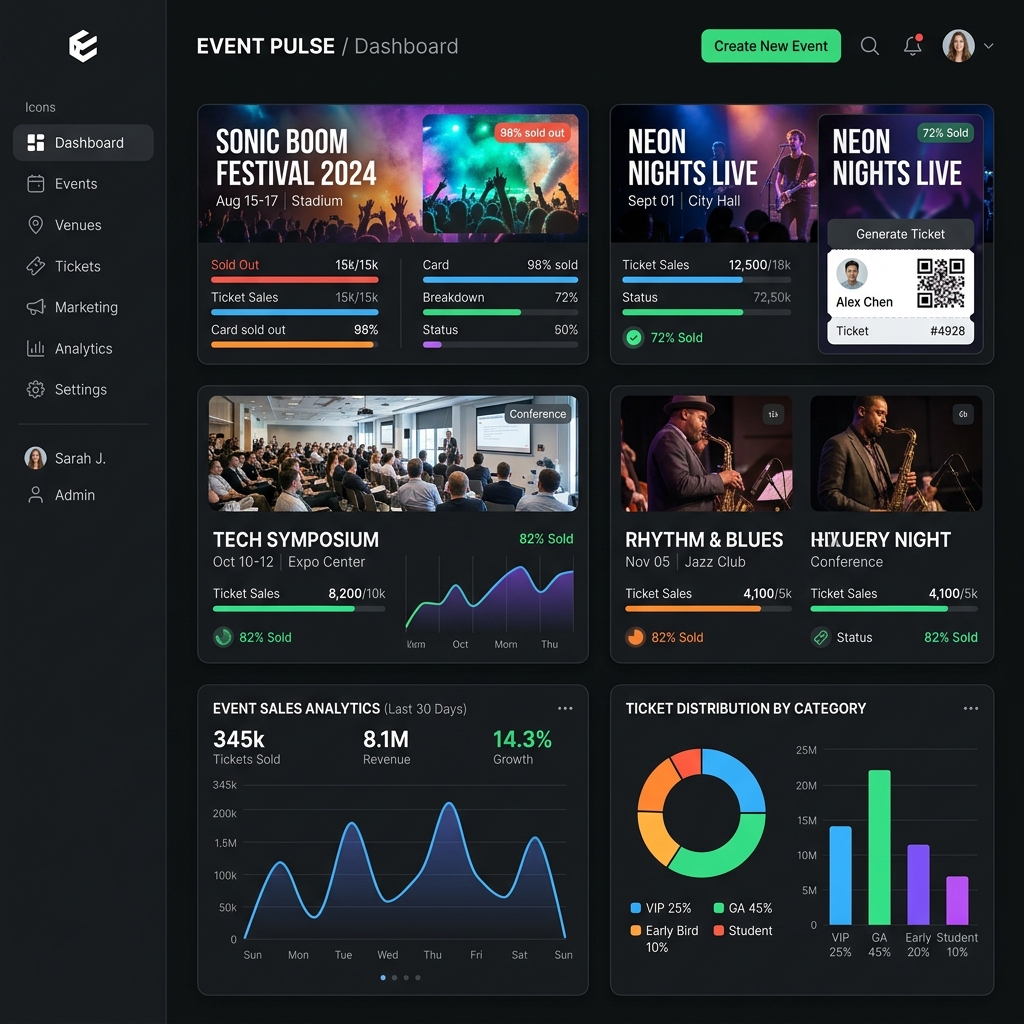 Dynamic Event Ticketing System