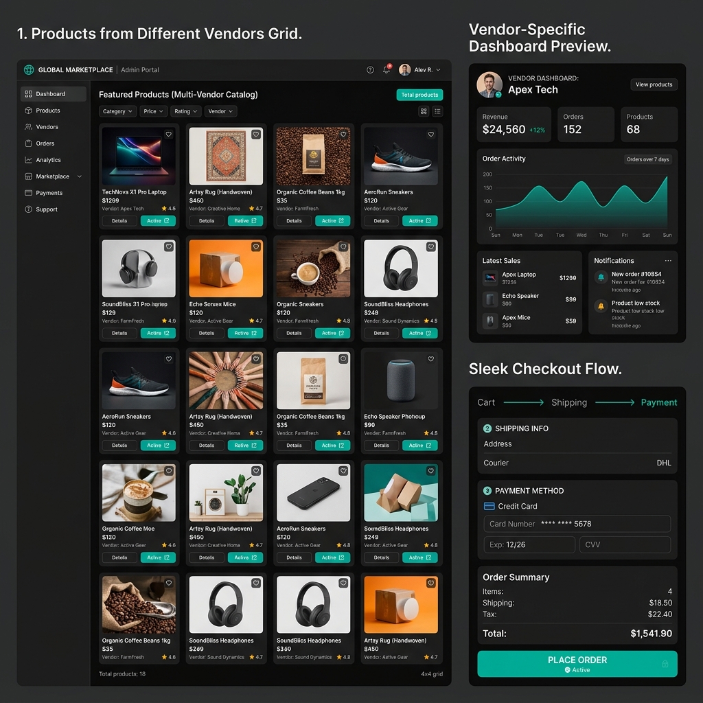 Multi-Vendor E-commerce Marketplace