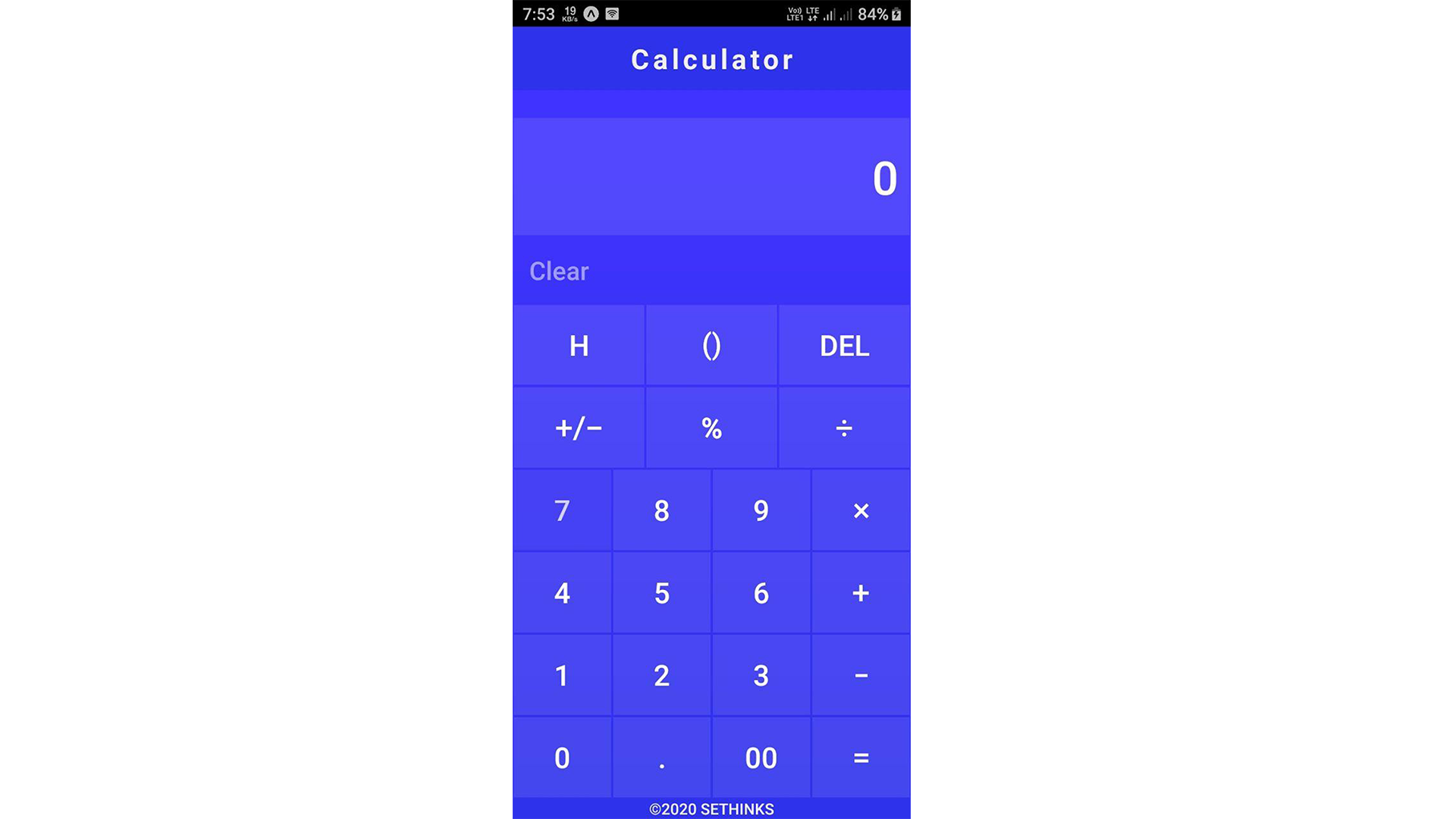 React Native with Calculator